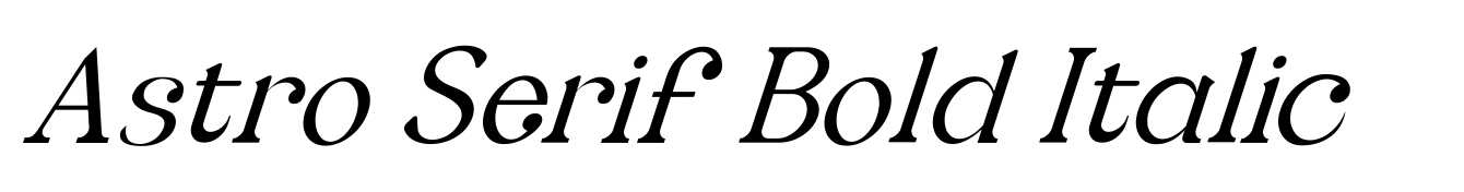 Astro Serif Bold Italic